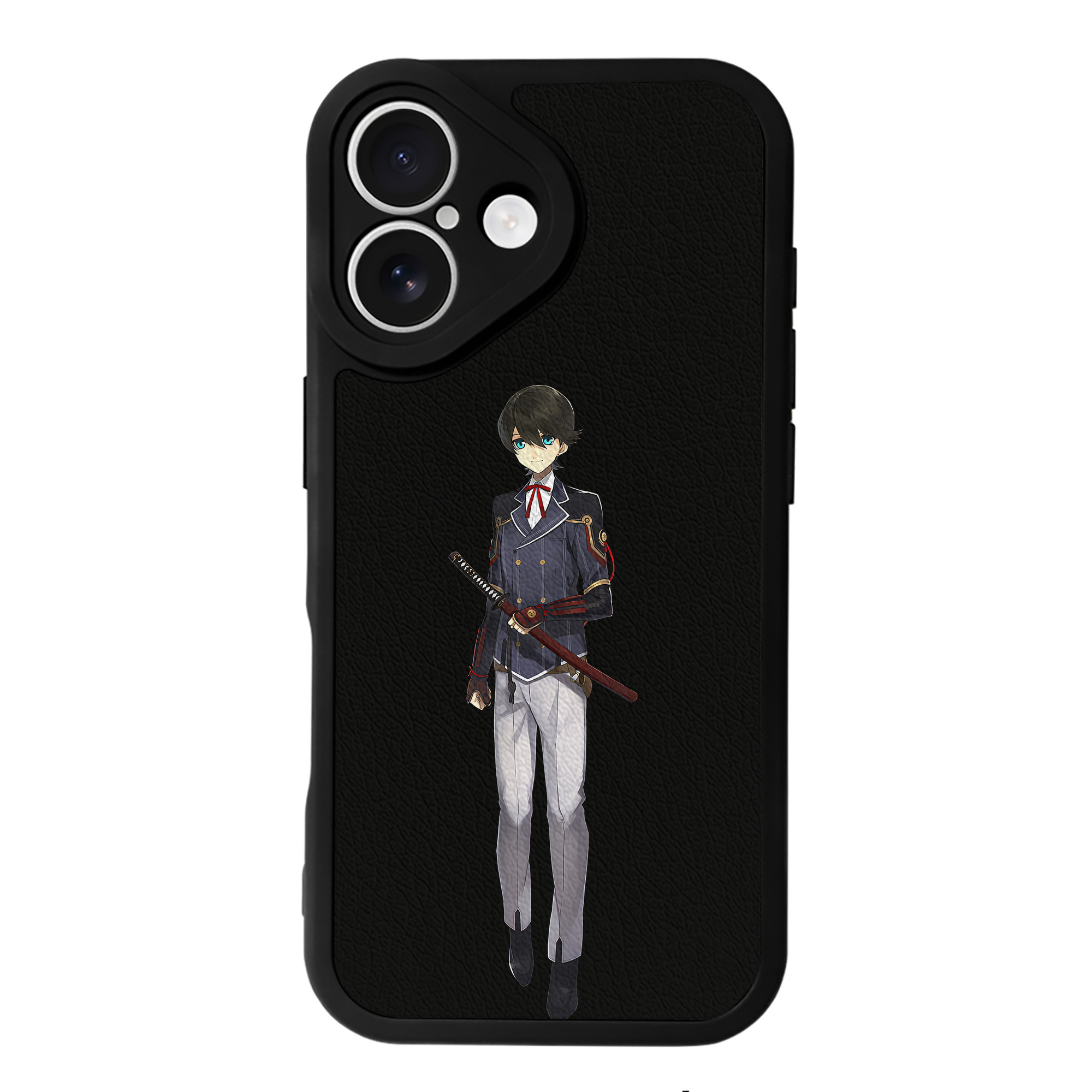 （画像用） 刀剣乱舞 Touken Ranbu 【iPhone 16シリーズ対応】シリコンスマホケース（レザー調） 材質：シリコン